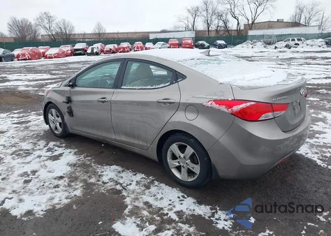 2013 Hyundai Elantra Gls из США, поврежденный, VIN 5NPDH4AE2DH329982